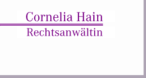 Cornelia Hain